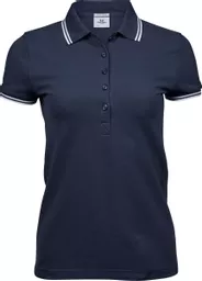 Ladies' Luxury Stripe Stretch Polo