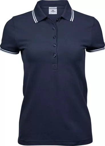 Ladies' Luxury Stripe Stretch Polo