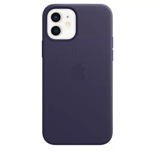 Apple iPhone 12 | 12 Pro Leather Case with MagSafe - Deep Violet