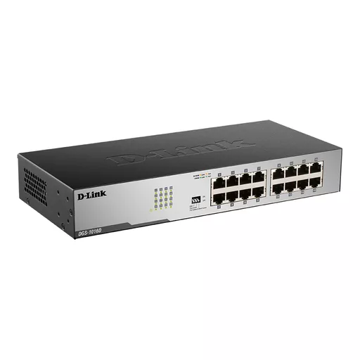 D-Link DGS-1016D 16-Port Gigabit Unmanaged Desktop Switch