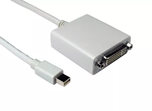 Cables Direct Mini DP/DVI 3m Mini DisplayPort White