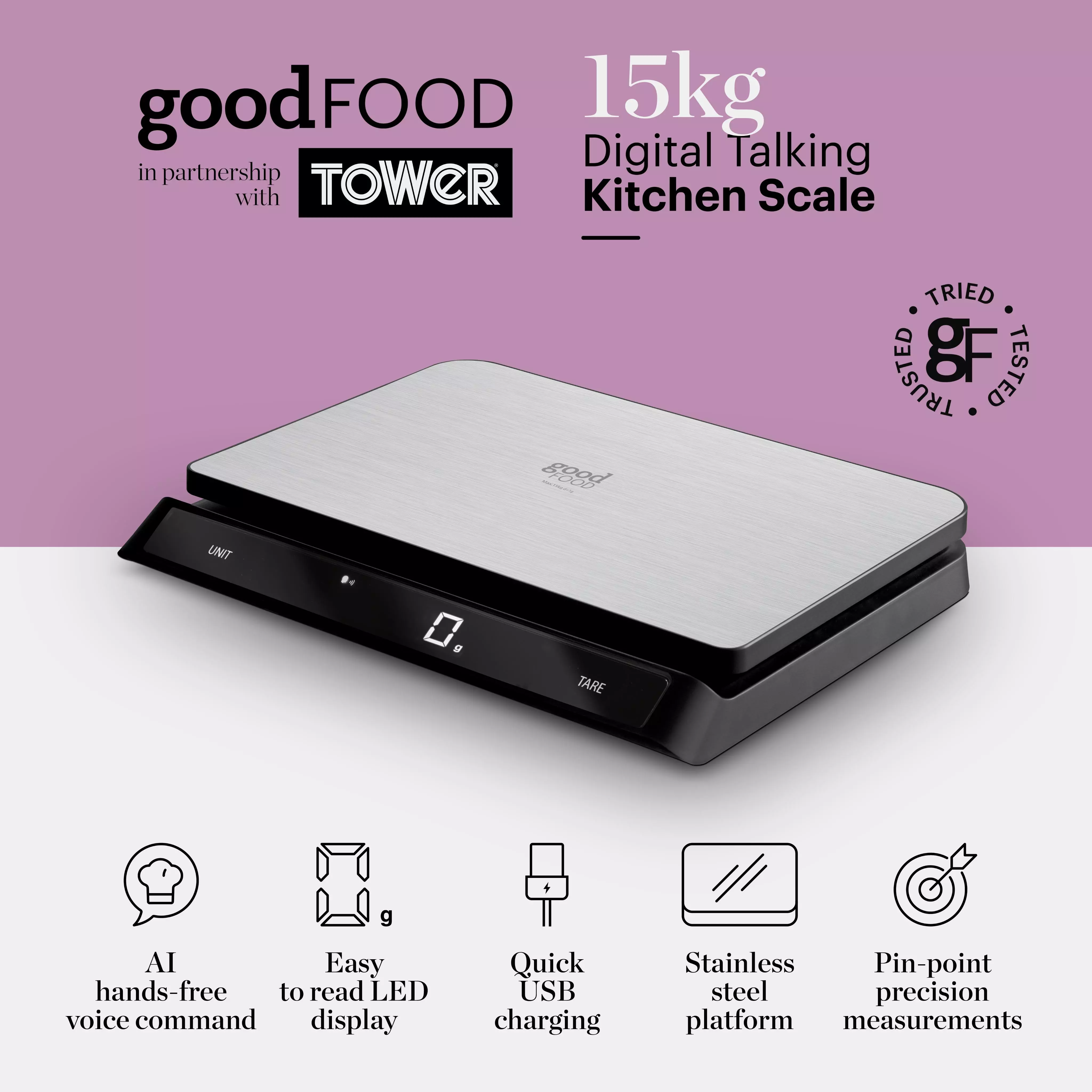 Good Food Electronic Kitchen Scale Food Preparation