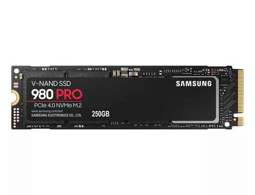 Samsung 980 PRO M.2 250 GB PCI Express 4.0 V-NAND MLC NVMe