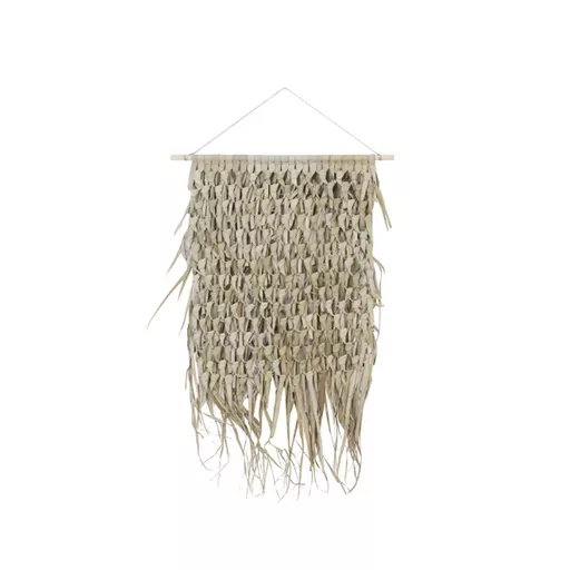 Wall Ornament, Hoorn, palm leaf