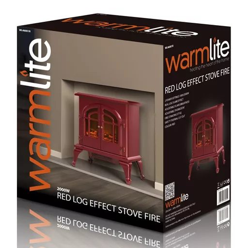 2000w Log Effect Stove Fire