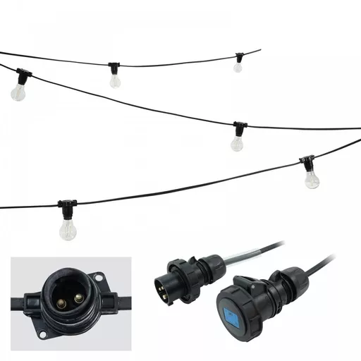 elumen8 100m BC Heavy Duty Rubber Festoon 3m Spacing