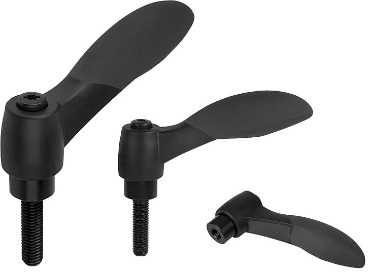 K0125 - Soft Touch Clamp Levers Thread M5-M10