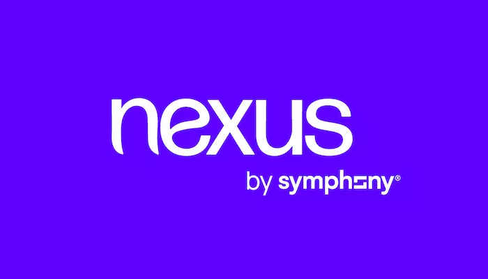 Feature Image of the Nexus wordmark on the Symphony Purple background