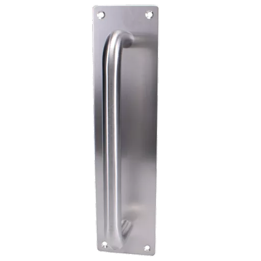 ASEC Plate Mounted 75mm Stainless Steel Pull Handle