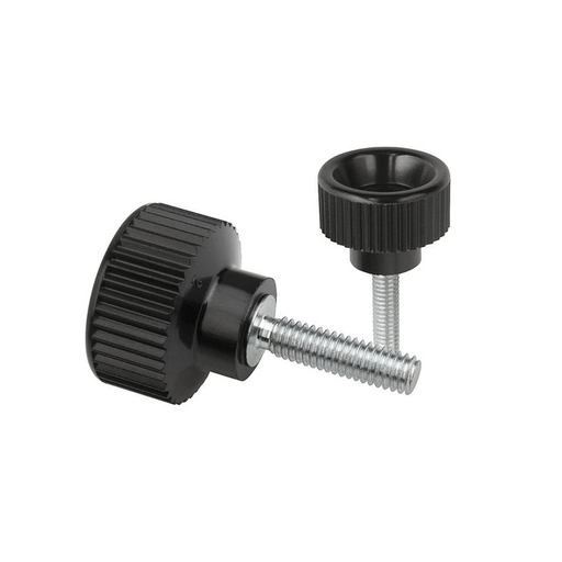 K0141 - Plastic Knurled Thumbscrews In Duroplast Thread Size M4-M10