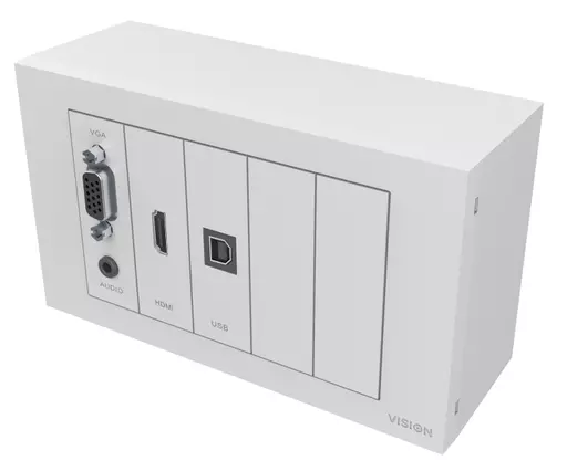 Vision TC3-PK+PK3MCABLES outlet box White