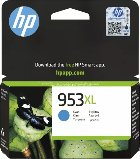 HP F6U16AE/953XL Ink cartridge cyan high-capacity, 1.45K pages 18ml for HP OfficeJet Pro 7700/8210/8710