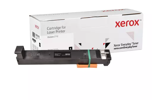 Xerox 006R04290 Toner-kit black, 11K pages (replaces OKI 46507616) for OKI C 712