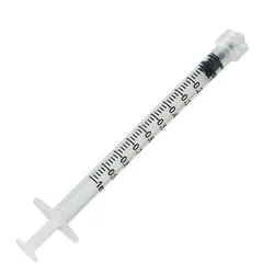 Syringe, 1ml, Luer Lock, Sterile for Single Use