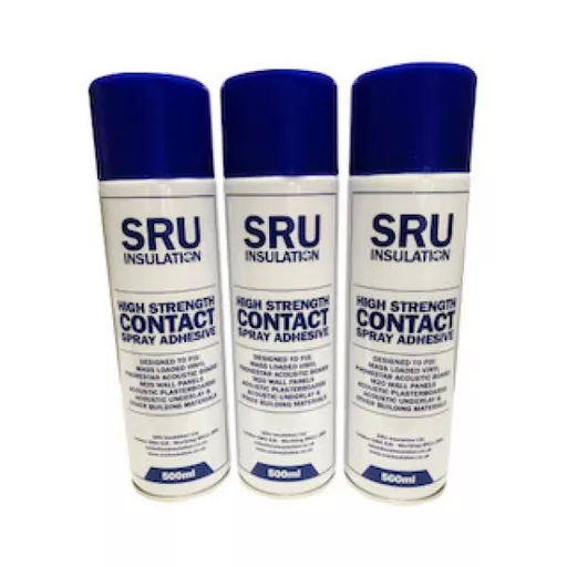 SRU Multi Purpose Spray Adhesive For M20, MLV, Plasterboards, DBx