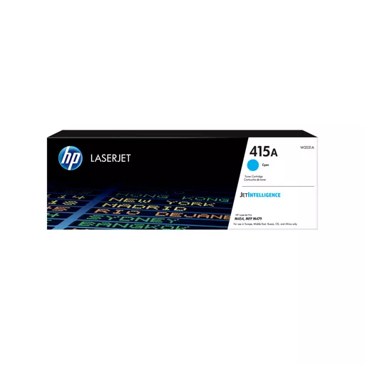 HP W2031A/415A Toner cartridge cyan, 2.1K pages ISO/IEC 19798 for HP E 45028/M 454