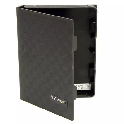 StarTech.com 2.5in Anti-Static Hard Drive Protector Case - Black (3pk)