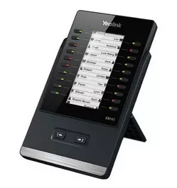 Yealink EXP40 IP add-on module Black 20 buttons