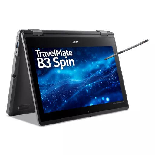 Acer TravelMate Spin B3 B3 Spin TMB311RN-33-TCO 11.6" Touchscreen N200 8GB 256GB Win11 Pro Education 2 in 1 Notebook