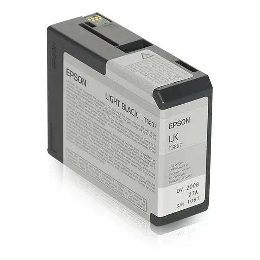 Epson C13T580700/T5807 Ink cartridge light black 80ml for Epson Stylus Pro 3800/3880