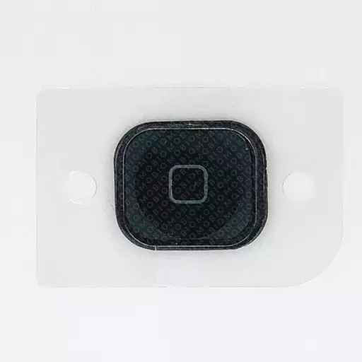 Home Button with Gasket (Black) (CERTIFIED) - For iPhone 5