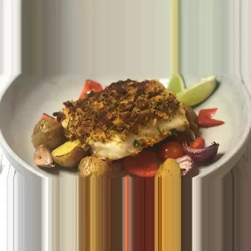 Spanish Chorizo Crusted Cod with Vegetable Traybake.png