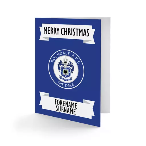 Rochdale AFC Crest Christmas Card