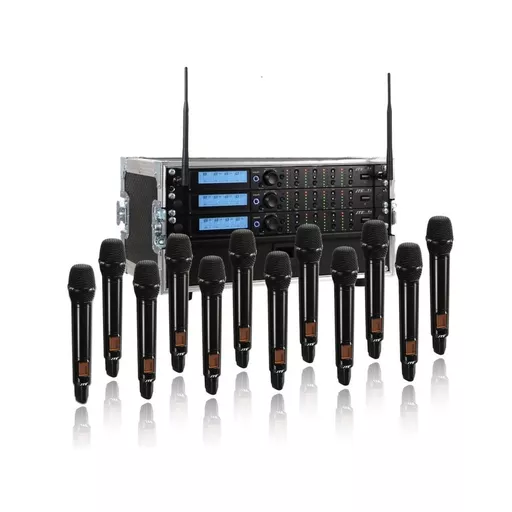 JTS R4 12 Way Handheld All Racked Up System Bundle