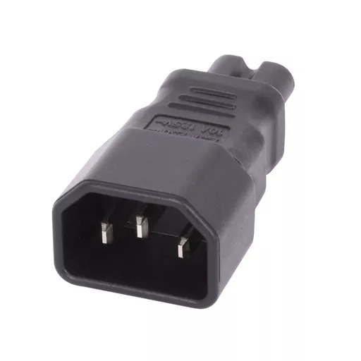 Lindy IEC C14 3 Pin Socket To IEC C7 Figure 8 Plug Adapter