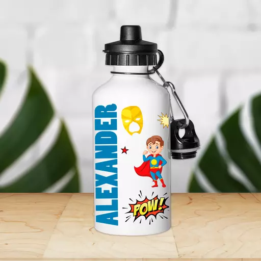 Superhero Kids Water Bottle