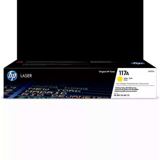 HP W2072A/117A Toner-kit yellow, 700 pages ISO/IEC 19798 for HP Color Laser 150