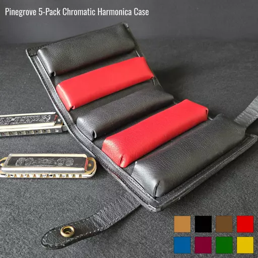 Five-Pack Chromatic Harmonica Case