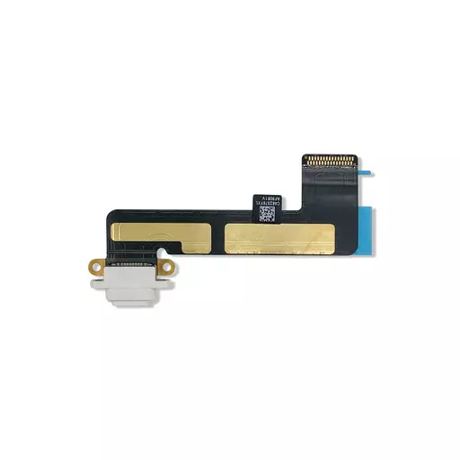 Charging Port Flex Cable (White) (CERTIFIED) - For  iPad Mini 1