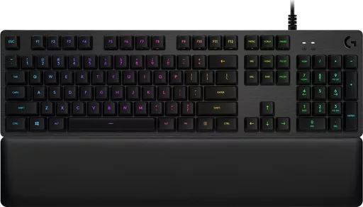 Logitech G G513 CARBON LIGHTSYNC RGB Mechanical Gaming Keyboard, GX Brown