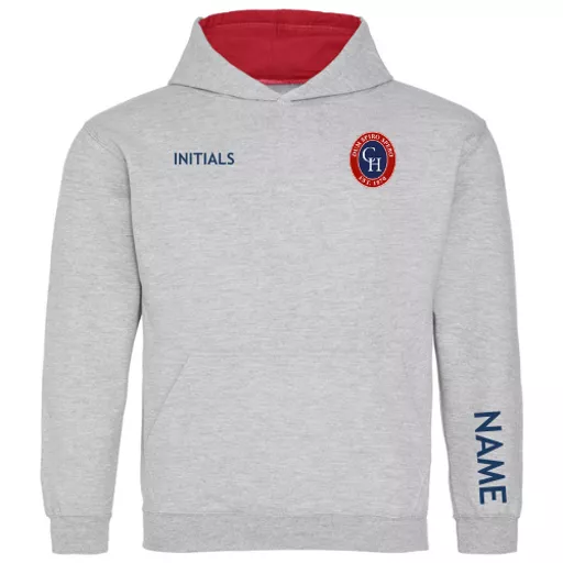 CothillLeaversHoodie2026_JuniorVarsityHoodie_HeatherGreyFireRed_Front.png