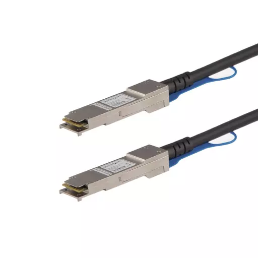 StarTech.com HPE JG326A Compatible 1m 40G QSFP+ to QSFP+ Direct Attach Cable Twinax - 40GbE QSFP+ Copper DAC 40 Gbps Low Power Active Transceiver Module DAC Firepower SN2410M 4200