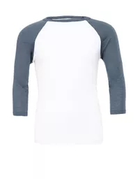 Canvas Unisex 3/4 Sleeve Baseball Tee