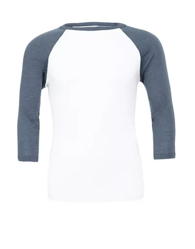 Canvas Unisex 3/4 Sleeve Baseball Tee