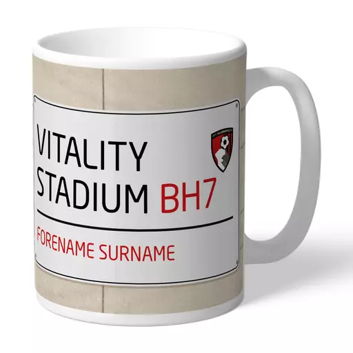 AFC Bournemouth Street Sign Mug