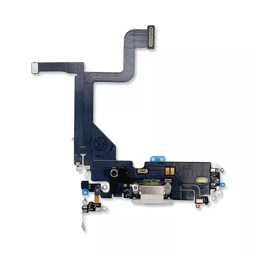 Charging Port Flex Cable (Silver) (RECLAIMED) - For iPhone 13 Pro