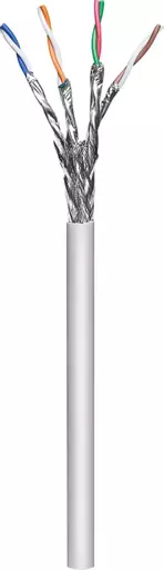 Intellinet Network Bulk Cat6a Cable, 23 AWG, Solid Wire, Grey, 305m, S/FTP, LSZH, CPR-Dca Rated, Drum