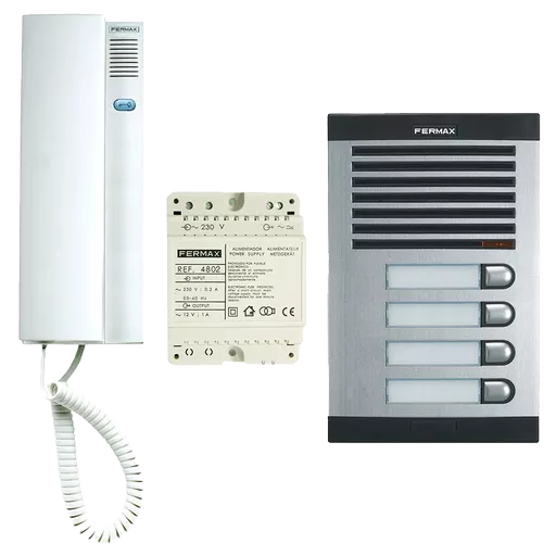 FERMAX 6204 4 Way Citymax Audio Door Entry Kit