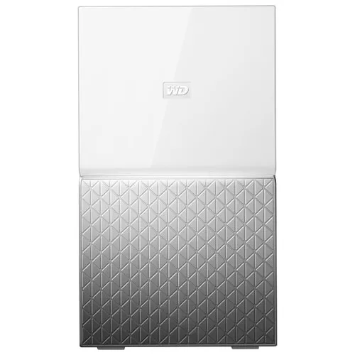 Western Digital MY CLOUD HOME Duo personal cloud storage device 6 TB Ethernet LAN Silver, White