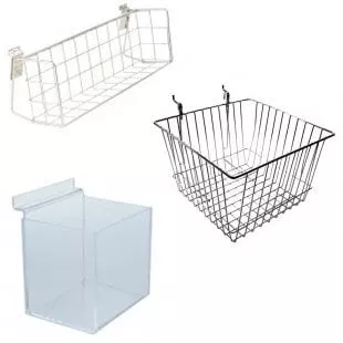 Slatwall Baskets