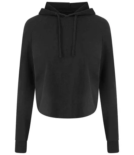 AWDis Ladies Cool Cross Back Cropped Hoodie