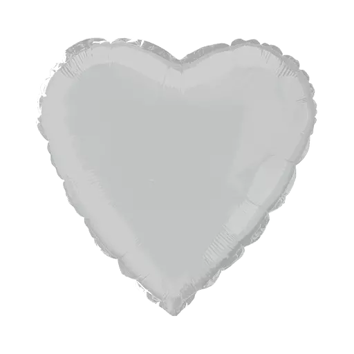 Silver Heart Foil