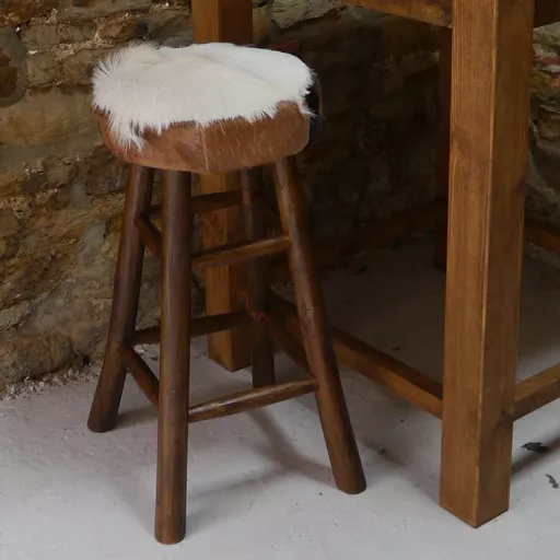 Hide Bar Stool
