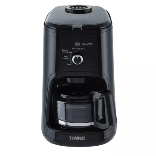 900W Bean to Cup Coffee Maker Black