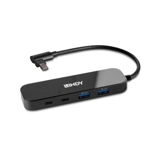 Photos - Card Reader / USB Hub Lindy 4 Port USB 3.2 Gen 2 Hub