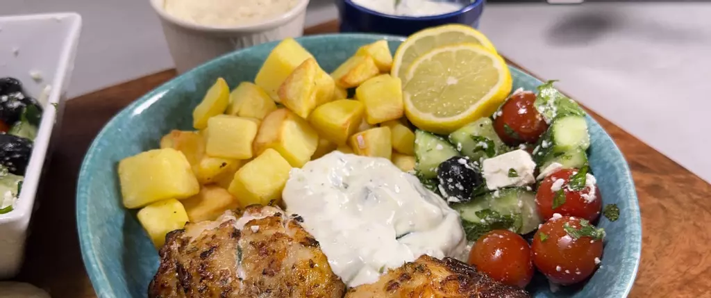 Tower's Grand Tour: Air Fryer Greek Chicken Bowl